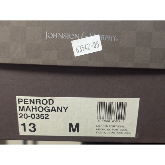 Vintage Johnston & Murphy Penrod Men\'s Shoes Gore-Tex Mahogany 13M main image 9